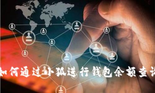 如何通过小狐进行钱包余额查询