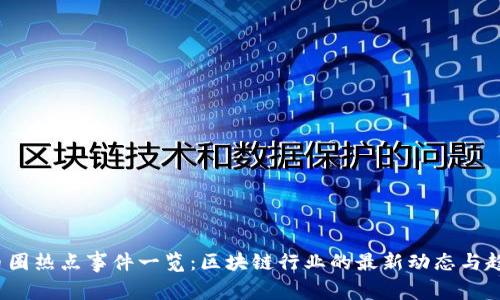  币圈热点事件一览：区块链行业的最新动态与趋势