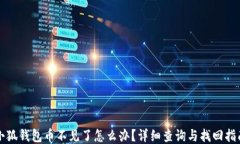 小狐钱包币不见了怎么办